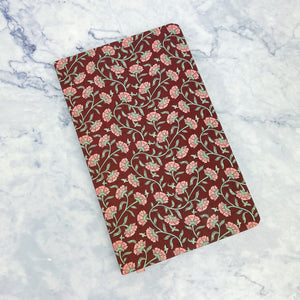 Plum Floral Soft Touch Journal