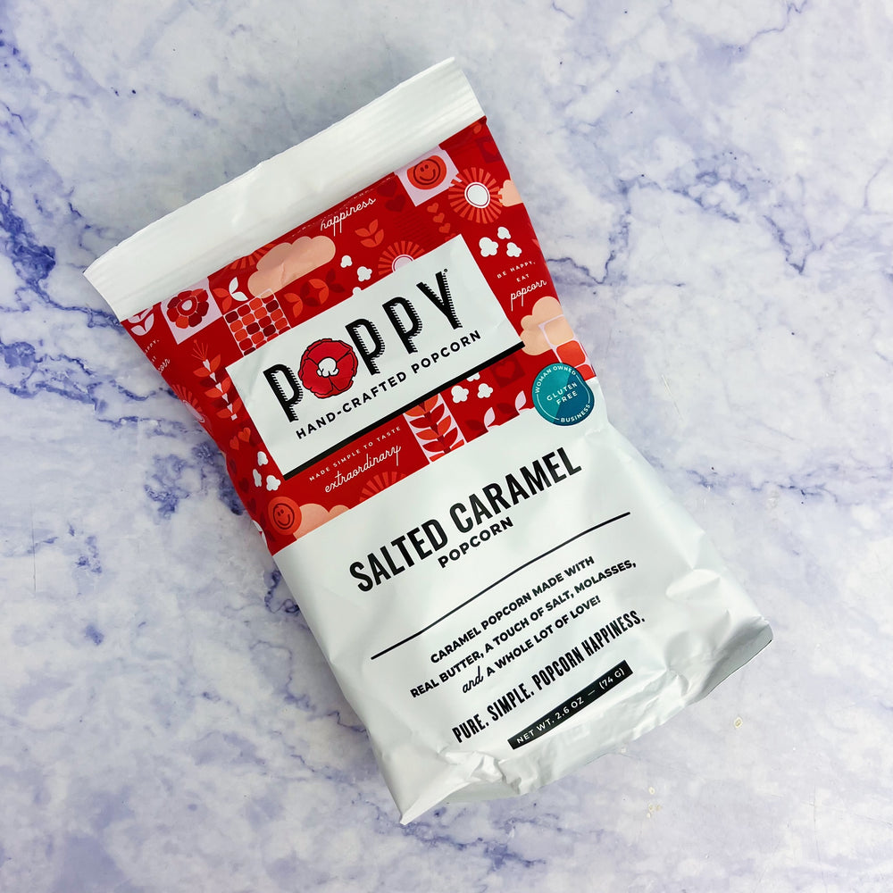 Salted Caramel Popcorn Snack Bag