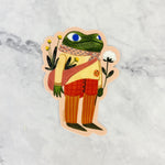 Heidiroo Flower Frog Sticker