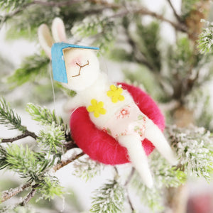 Wool Felt Tubing Animal Ornaments