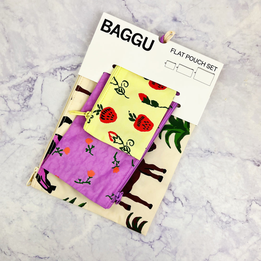 Flat Pouch Set - Painted Prairie