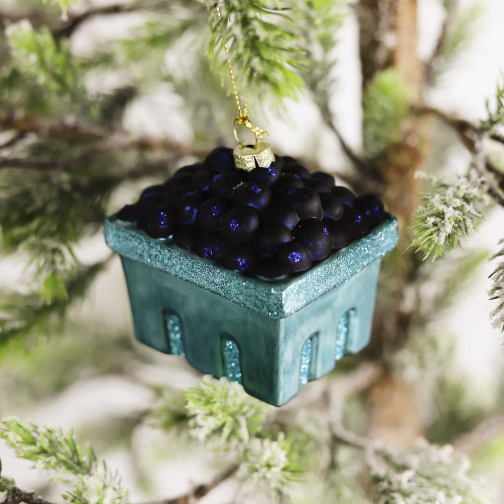 Farmstand Blueberries Ornament