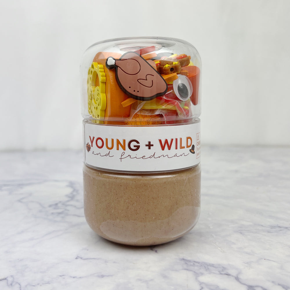 Make A Turkey Grab & Go Dough Sensory Jar