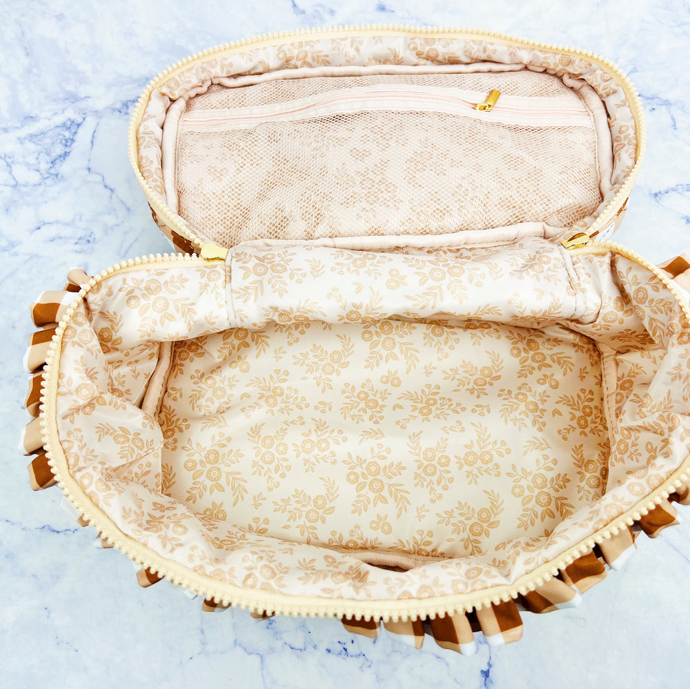 Everbloom Quilted Cosmetic Bag