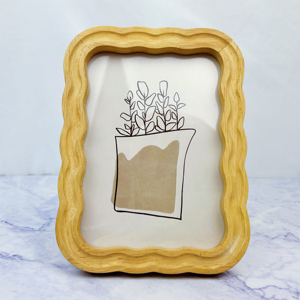 Wavy Wood Picture Frame