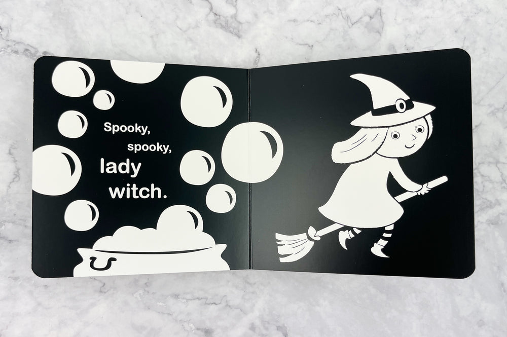 
                
                    Load image into Gallery viewer, BOOOOK! A Spooky High-Contrast Board Book
                
            