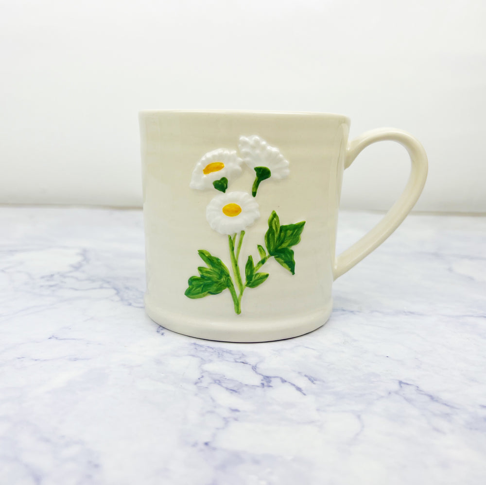 Fruity and Floral Embossed Mugs