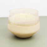 Winter White Baltic Glass Candle
