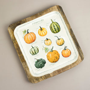 Autumnal Wooden Tray