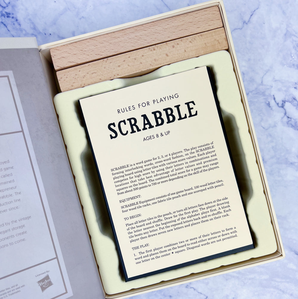 Scrabble Vintage Bookshelf Edition