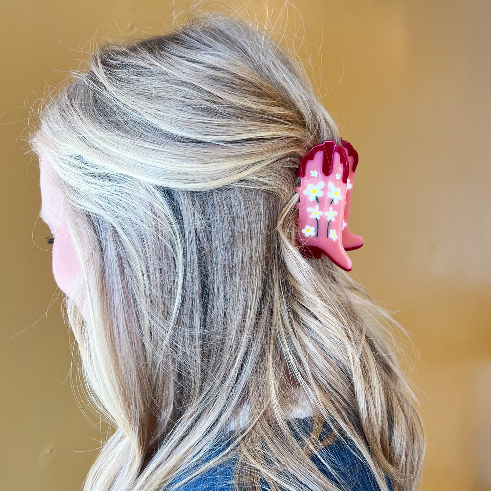 Daisy Cowboy Claw Clip