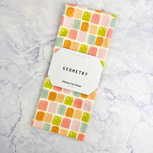 Beachy Tile Recycled Tea Towel