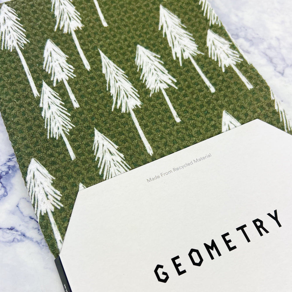 Festive Holiday Geometry Tea Towels