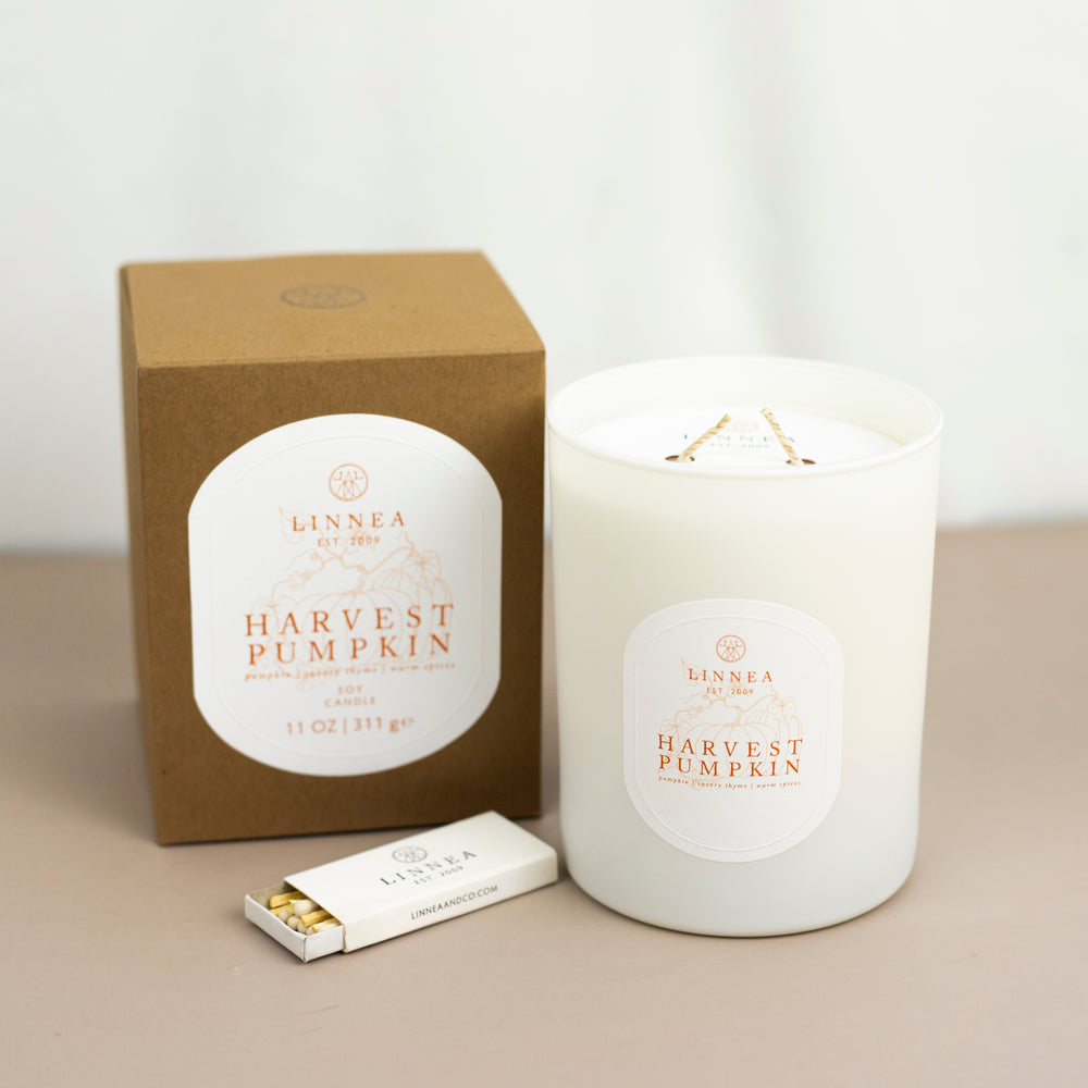 Linnea 2-Wick Fall Candles