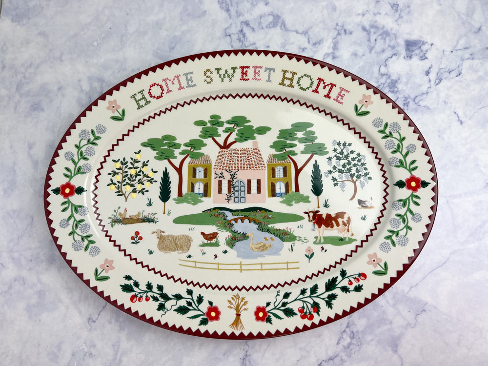 Home Sweet Home Porcelain Platter