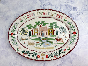 Home Sweet Home Porcelain Platter