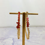 Razorbacks Bead Bracelet