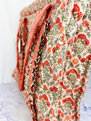 Everbloom Quilted Tote