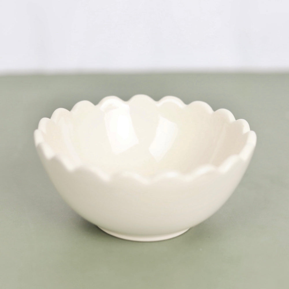 Scalloped Holiday Bowls