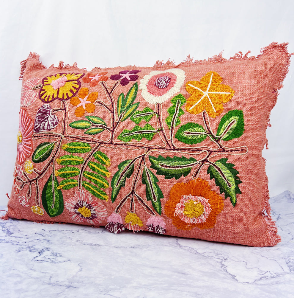 Boutique Bouquet Lumbar Pillow