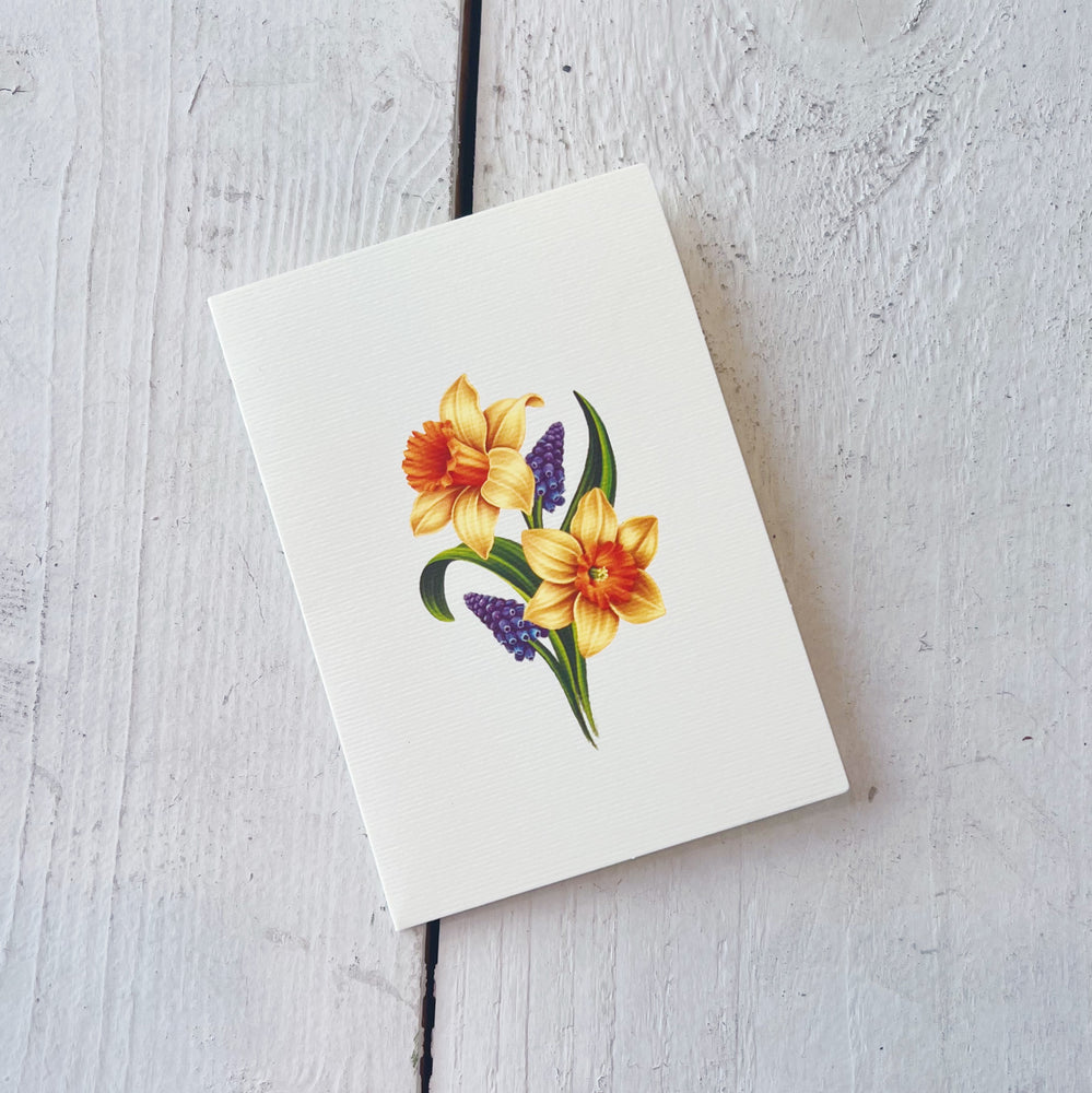 Mini Daffodils Pop-Up Greeting Card Bouquet