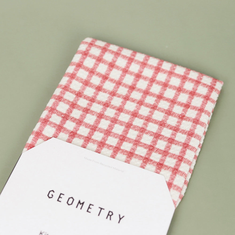 Fireside Plaid Red Tea Towel