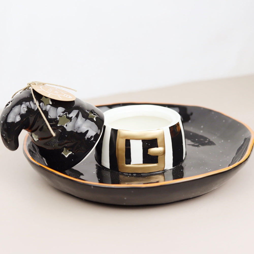 Light-Up Witch Hat Chip & Dip Set