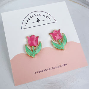 Tulips Stud Earrings