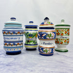 Ceramic Herb Jars