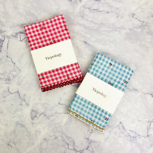 Denim Cherry Cotton Scarf