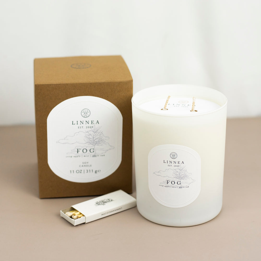 Linnea 2-Wick Fall Candles