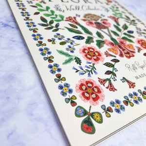 2026 Flora Wall Calendar