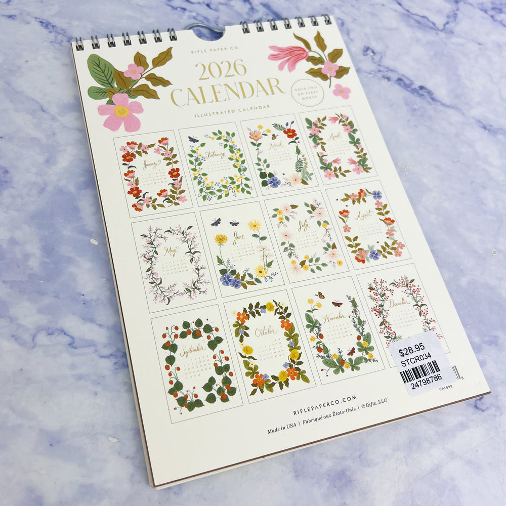 2026 Strawberry Fields Kitchen Calendar