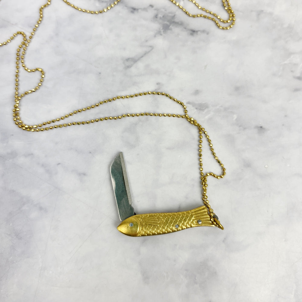 Fish Mini-Knife Necklace