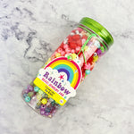 Rainbow Bead Jewelry Jar