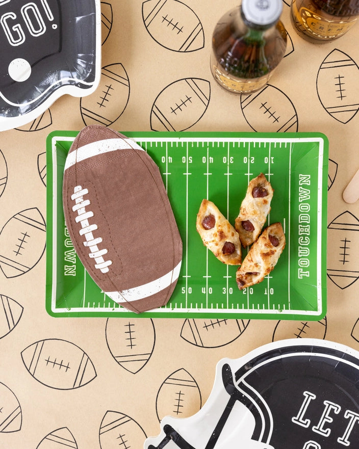 Football Kraft Paper Table Runner