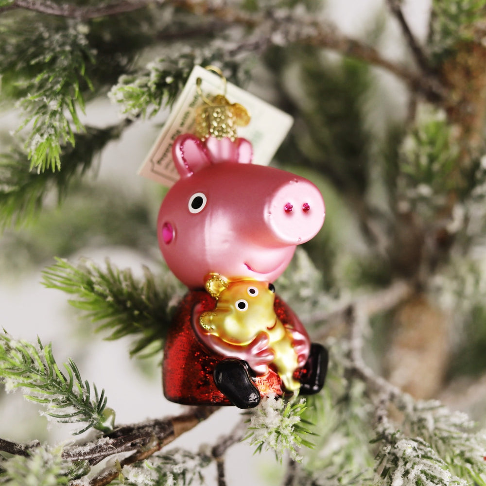 Peppa Pig with Teddy Ornament