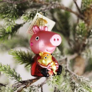 Peppa Pig with Teddy Ornament