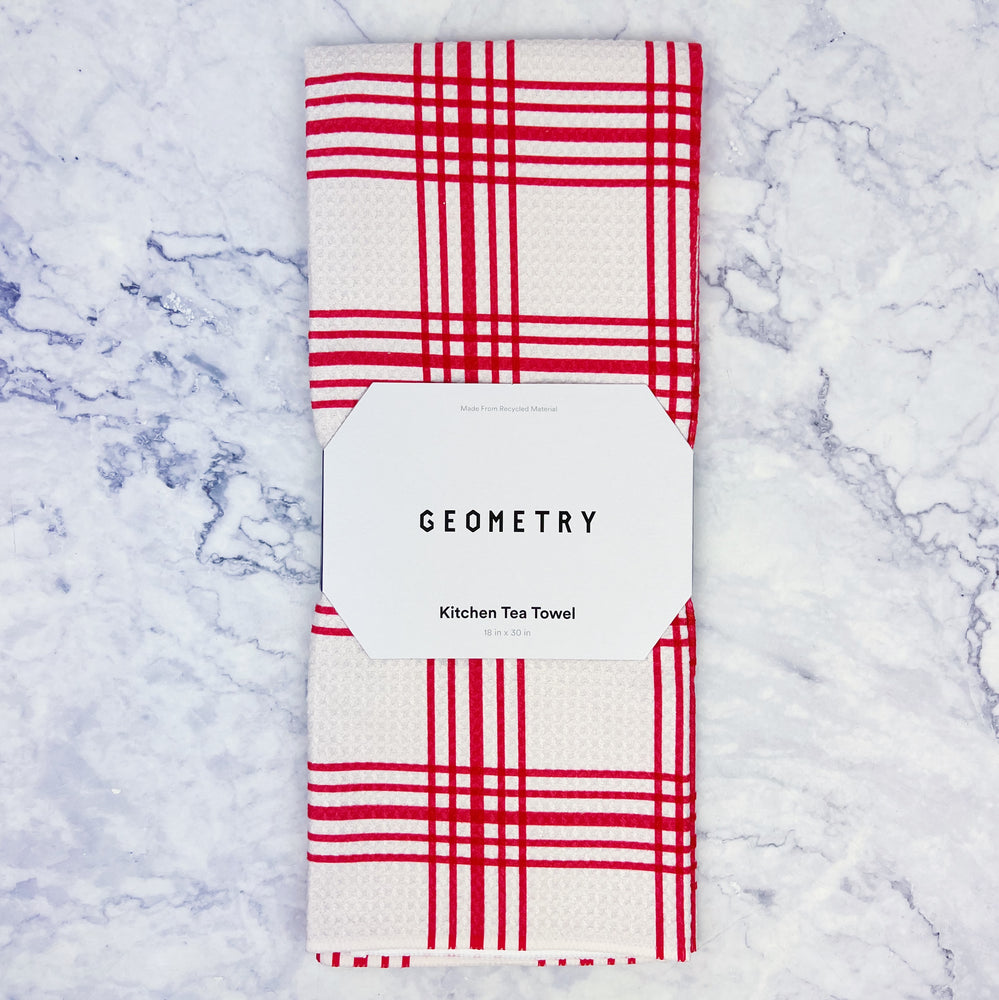 Geometry Holiday Tea Towels