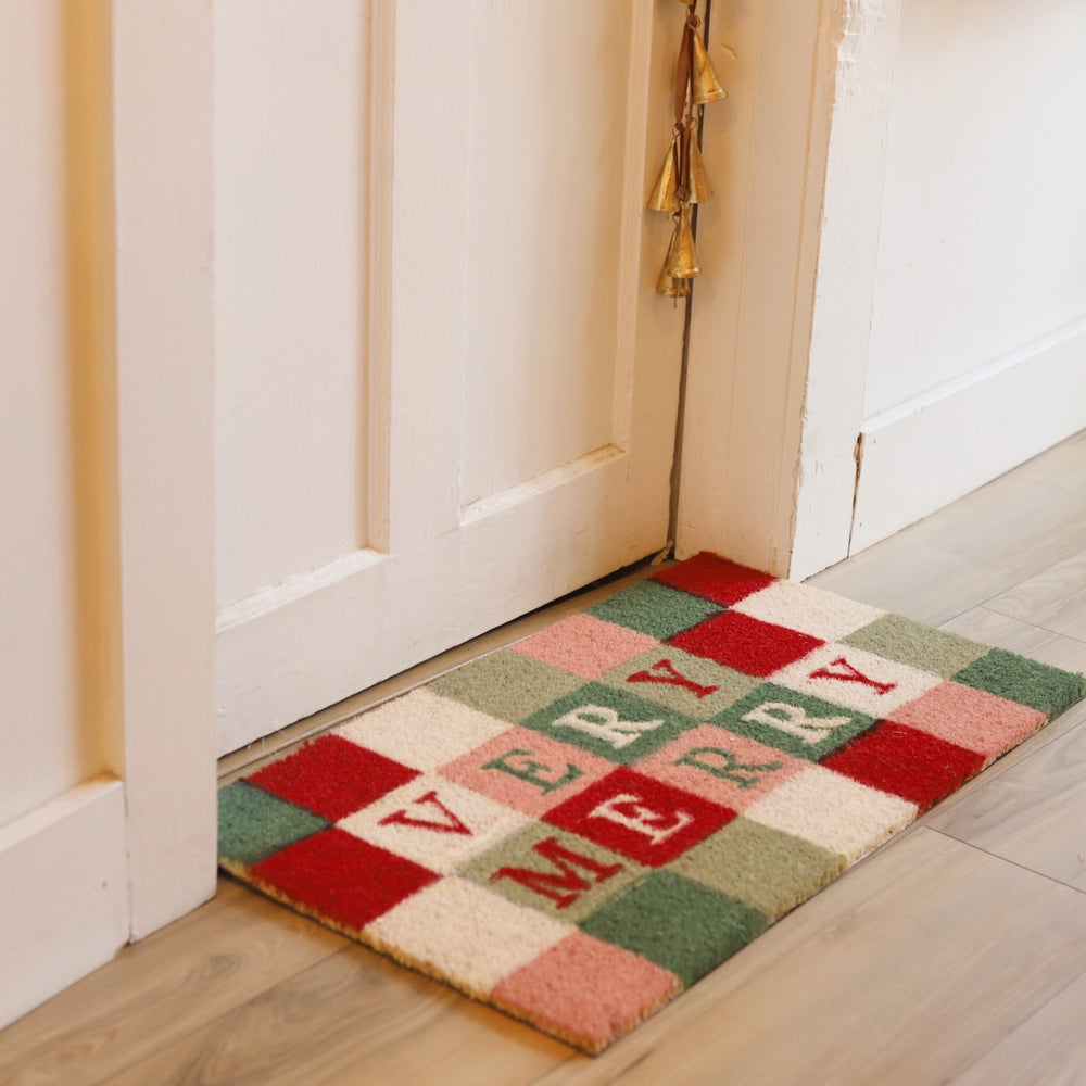 Very Merry Coir Doormat