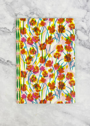 Floral Lined Notebook
