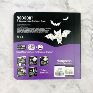 
                
                    Load image into Gallery viewer, BOOOOK! A Spooky High-Contrast Board Book
                
            