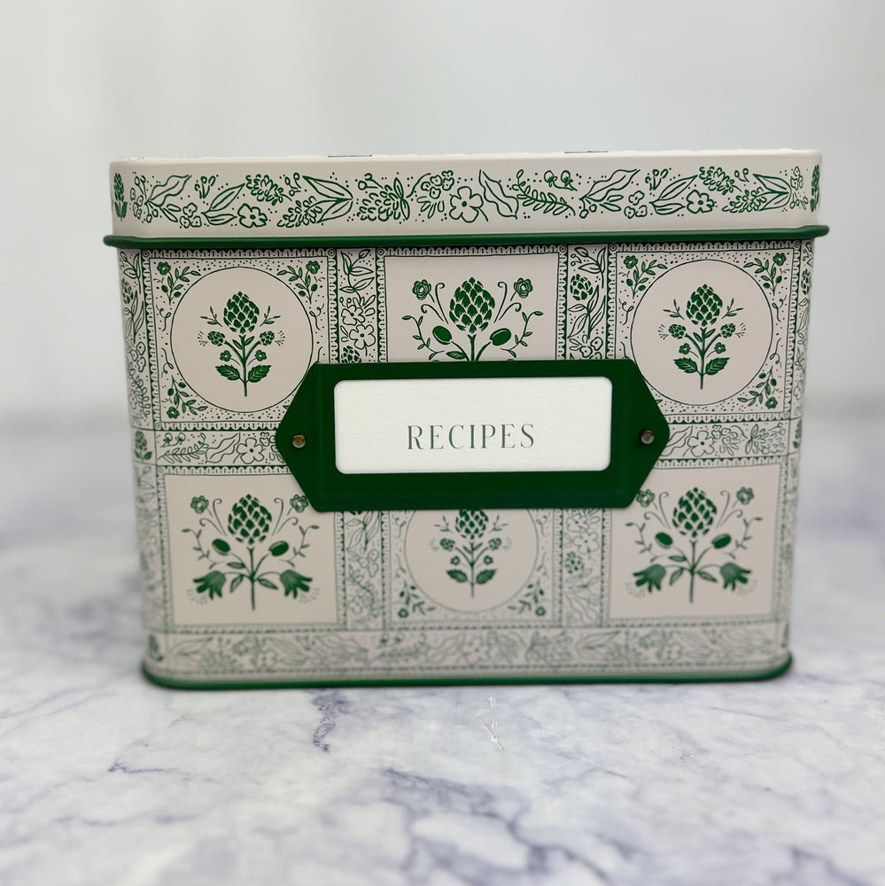 Artichoke Recipe Tin