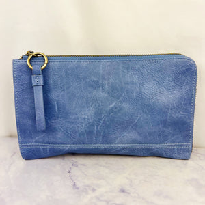 Faux Suede Convertible Wristlet & Wallet