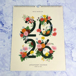 2026 Dahlia Appointment Wall Calendar