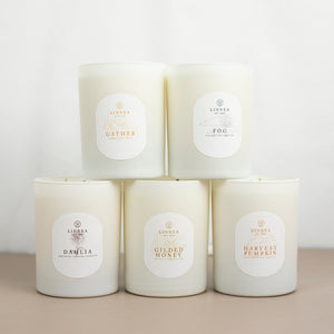 Linnea 2-Wick Fall Candles