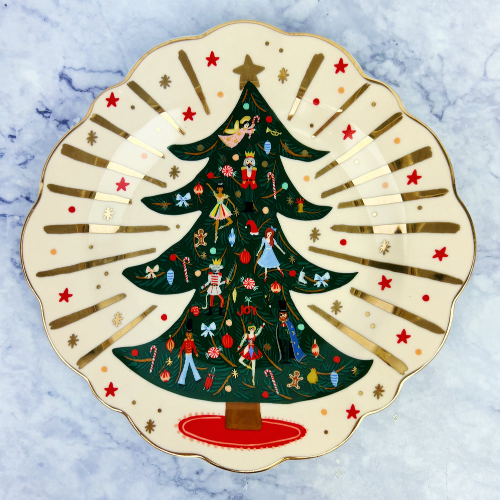 Rifle Paper Co Porcelain Nutcracker Plate