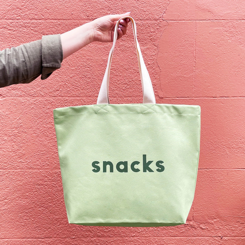 Snacks Pistachio Canvas Tote Bag