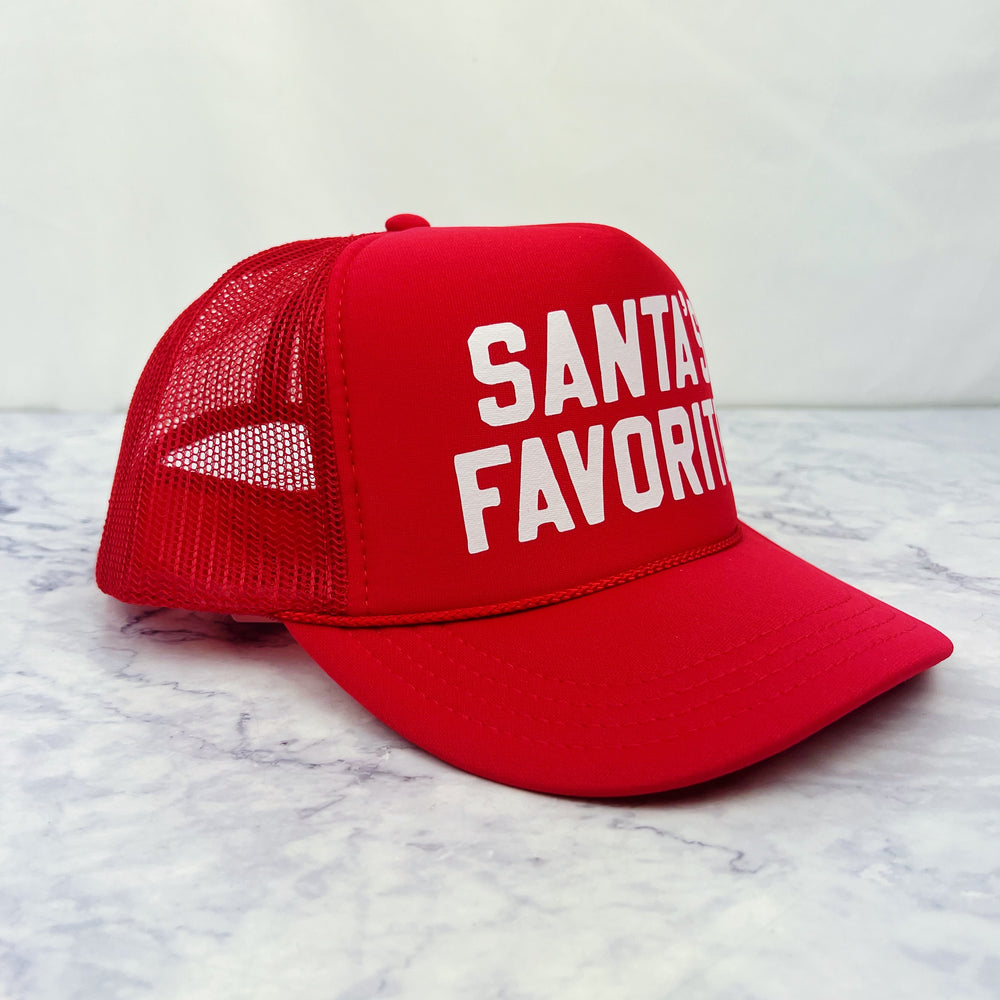 Santa's Favorite Trucker Hat