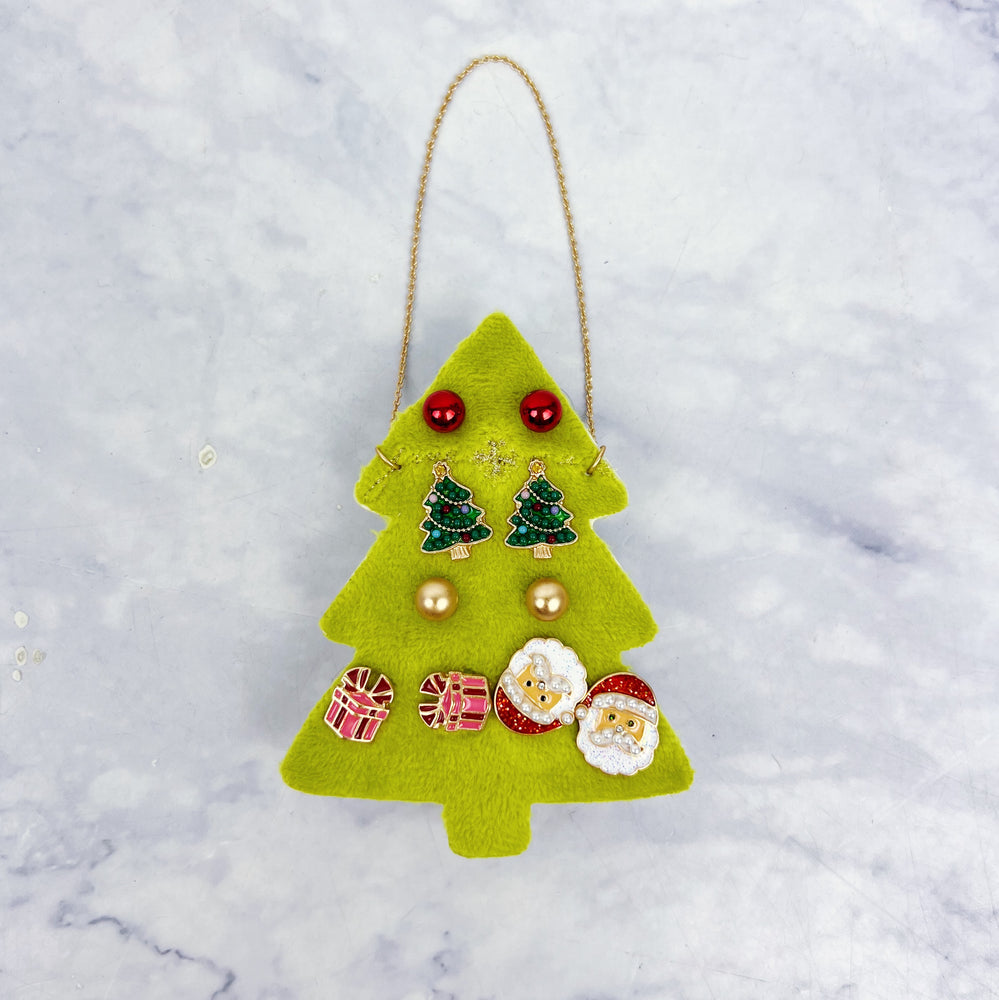 Christmas Tree Stud Earrings